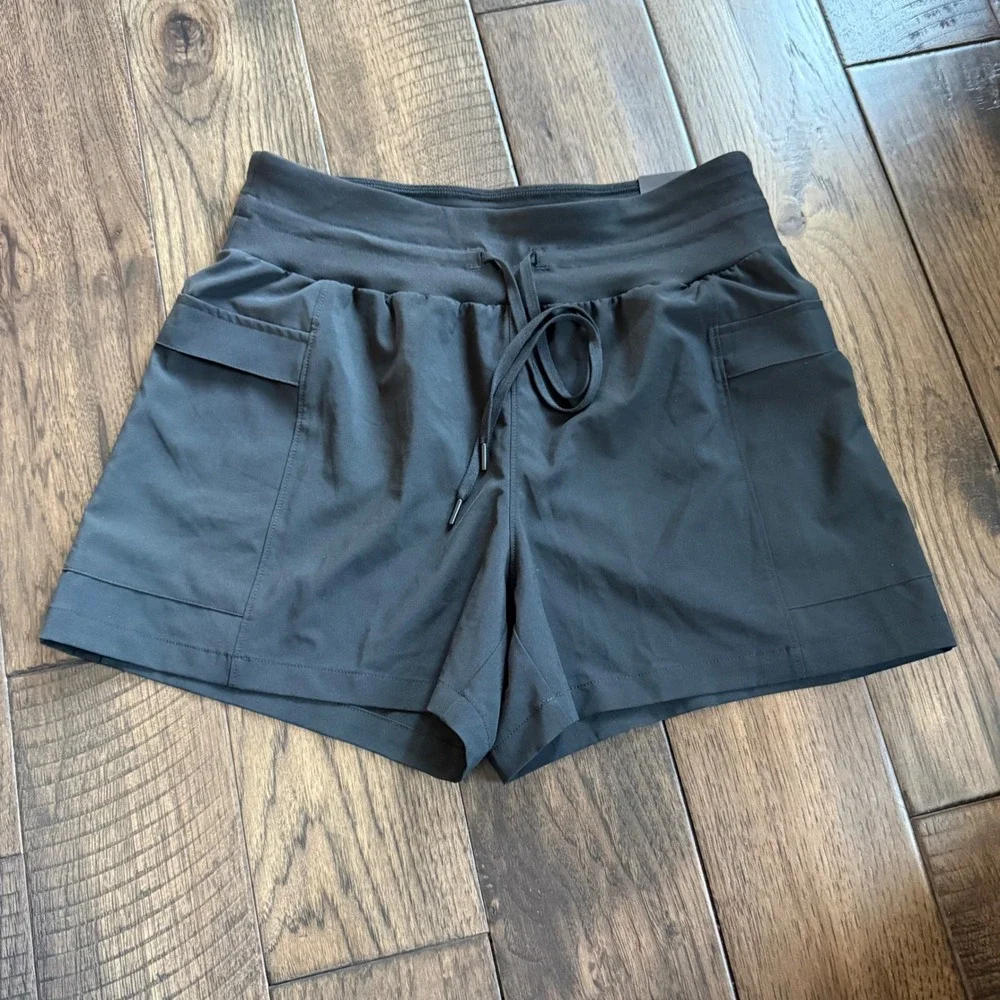 CALIA Journey Collection Mid Rise 4 Inch Inseam Shorts Black‎ Size S